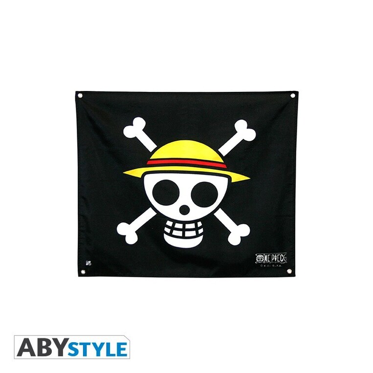 One Piece - Flag "Skull - Luffy" (50x60) - ABYDCT032 