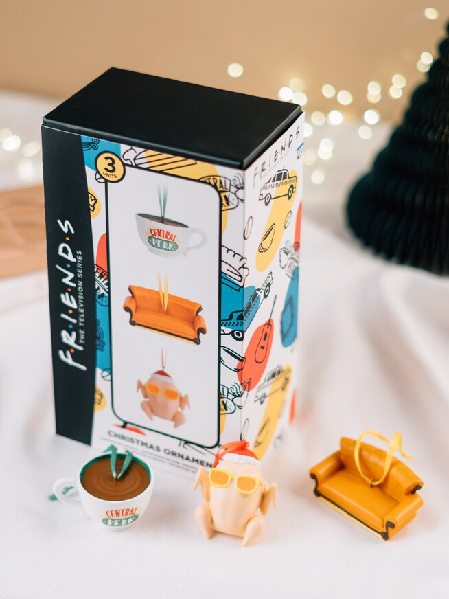 Friends Set 3 Christmas Ornaments - FQZ230820