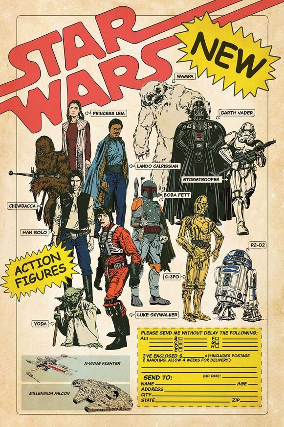 Star Wars Poster Pack Action Figures 61 x 91 cm - PP34635