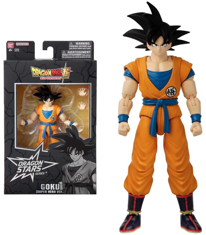 Dragon Stars: Dragon Ball Super Hero - Goku Poseable Action Figure - BA40720