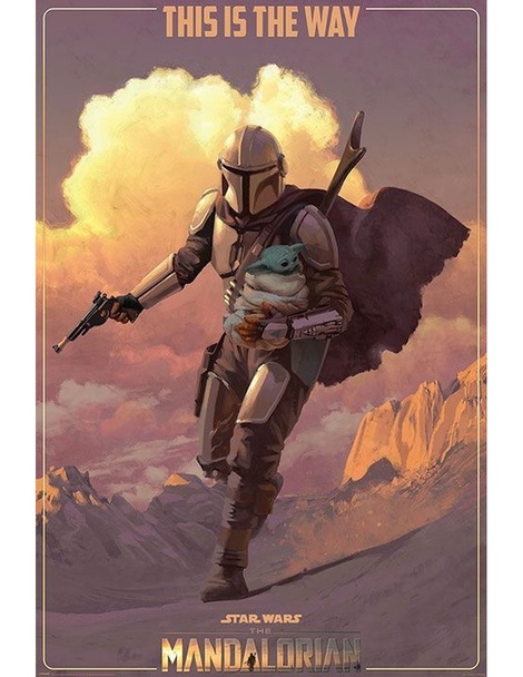 Star Wars The Mandalorian Poster Pack On The Run 61 x 91 cm - PP34733