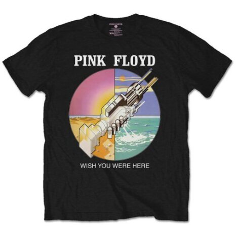 Pink Floyd Unisex T-Shirt: WYWH Circle Icons - PFTEE55MB