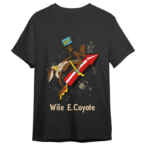 Looney Tunes Coyote Rocket Adult T-shirt - 6789