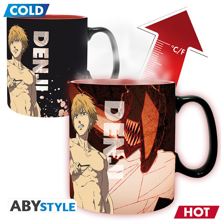 Chainsaw Man Mug Heat Change 460ml Denji & Aki - ABYMUGA602 