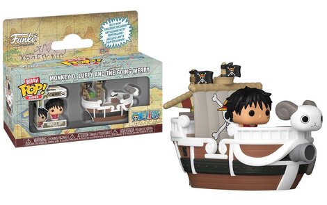 Funko Bitty POP! Ride: One Piece - Luffy with Going Merry Figure