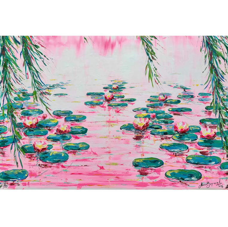 Ravensburger Puzzle Pink Water Lilies 4000 Pieces - 12001420