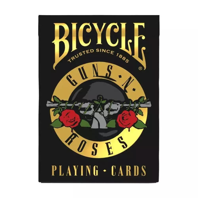 Bicycle Playing Cards Guns N Roses Black Gold - 10048092