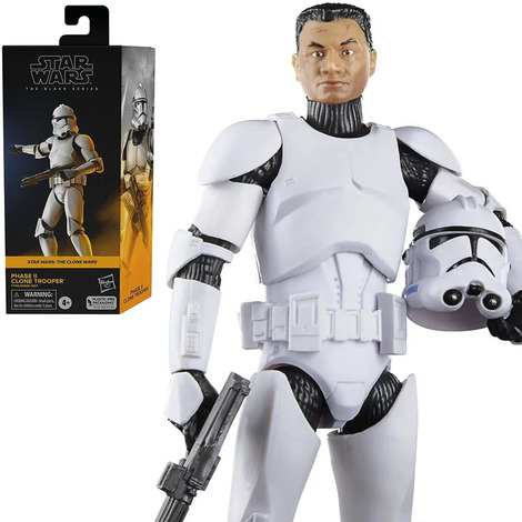 Star Wars: The Clone Wars Black Series Action Figure Phase II Clone Trooper 15 cm - F7105