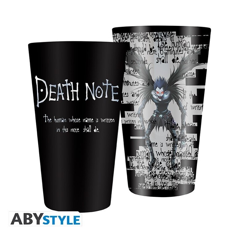 Death Note Large Glass 400ml Ryuk Matte - ABYVER163
