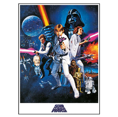 Star Wars Episode IV A New Hope (One Sheet) Canvas 30 x 40cm - DC92452