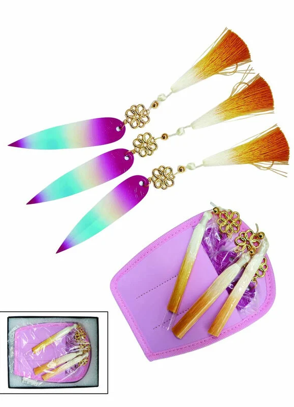 Kpop Demon Hunters Set of 3 Throwing Knives, 19 cm. Zoey Huntrix - S8103