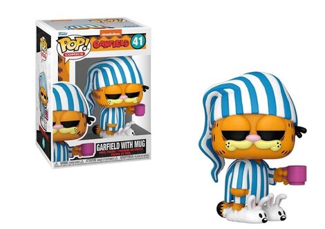 Funko Pop! Comics: Garfield – Garfield with Mug  #41 Vinyl Figure