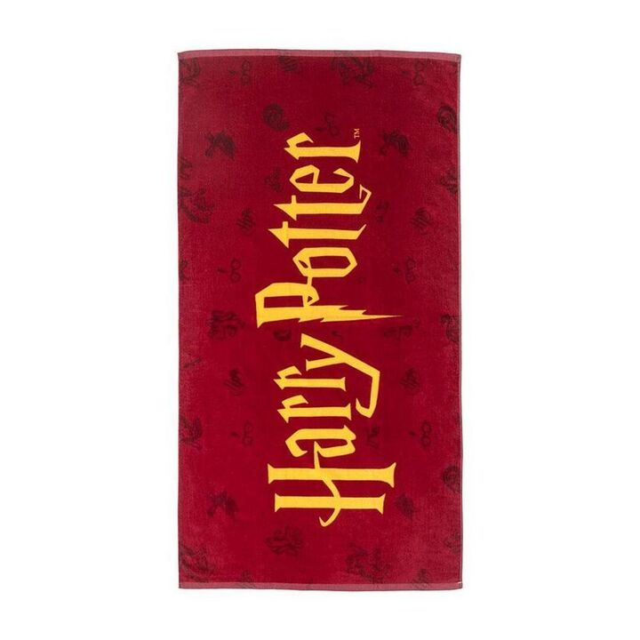Harry Potter Cotton Beach Towel Logo (red) - CRD2200009059