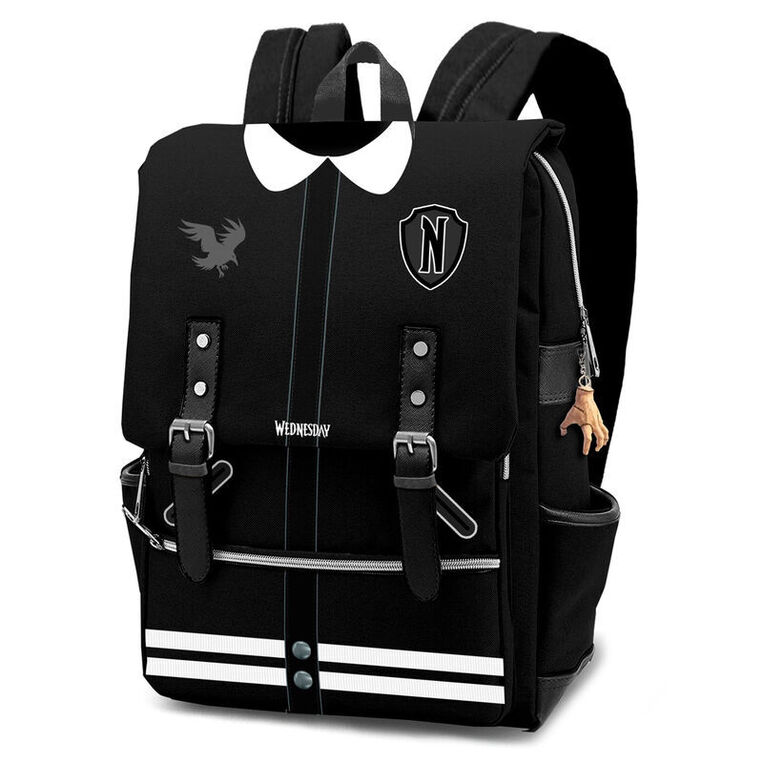 Wednesday Varsity backpack 40cm (black) - KMN06146