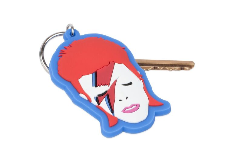 David Bowie Rubber Keychain Aladdin Sane 6 cm - RK38923C