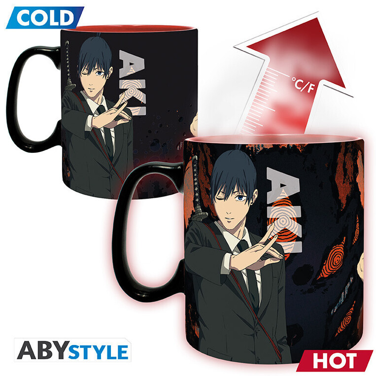 Chainsaw Man Mug Heat Change 460ml Denji & Aki - ABYMUGA602 