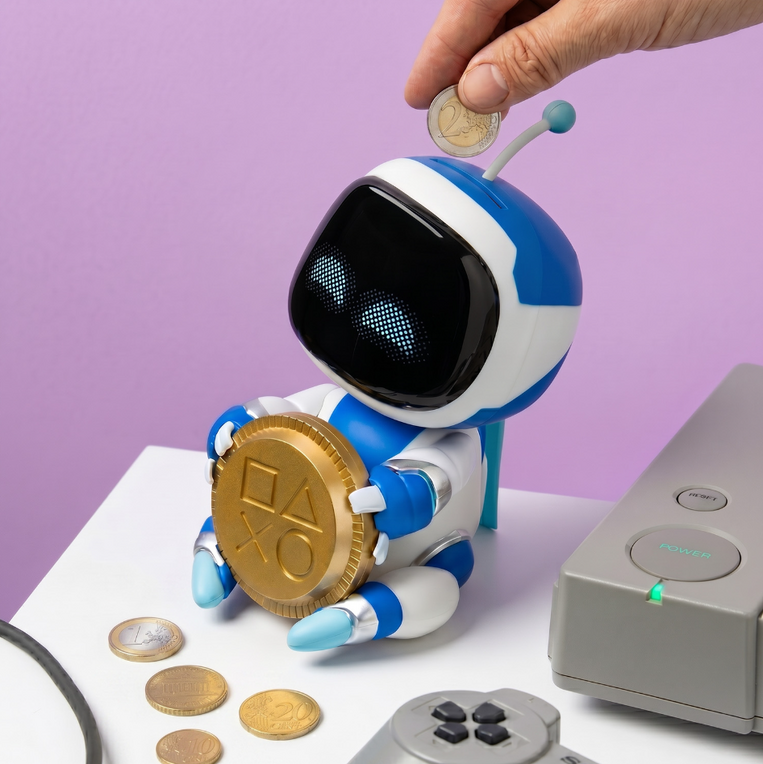 Astro Bot Coin Buddies Astro Bot Money Bank with Sound 15CM - PP14487AB