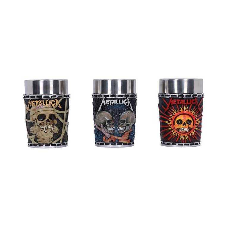 Metallica Shot Glasses Pushead Art 3-Pack - NEMN-B6585A24