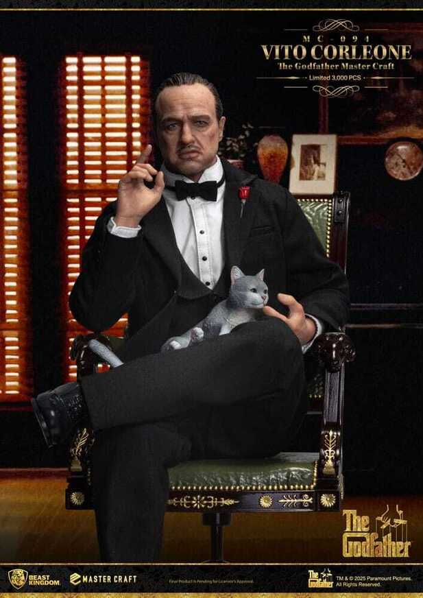 The Godfather Master Craft Statue Vito Corleone 31 cm - BKDMC-094