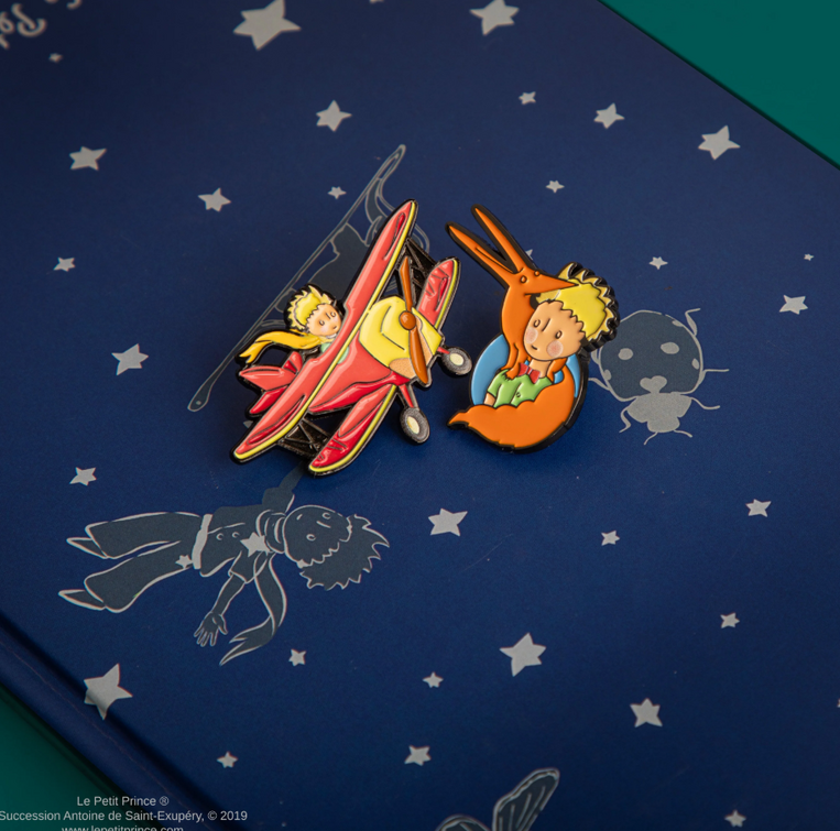 The Little Prince Set of 2 pins Aviator’s adventure - CR3246