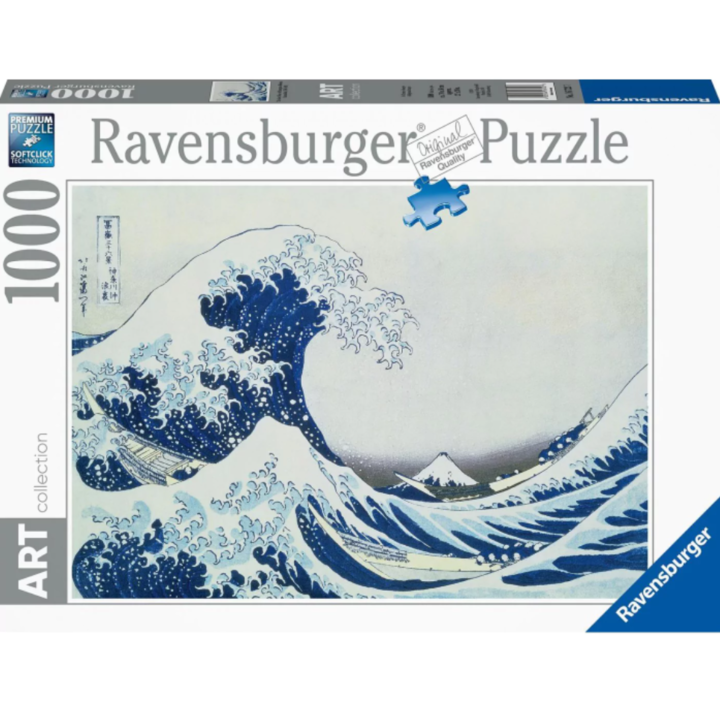 Ravensburger Puzzle Το Μεγάλο Κύμα στα ανοικτά της Kanagawa 1000 Tεμ - 05-16722