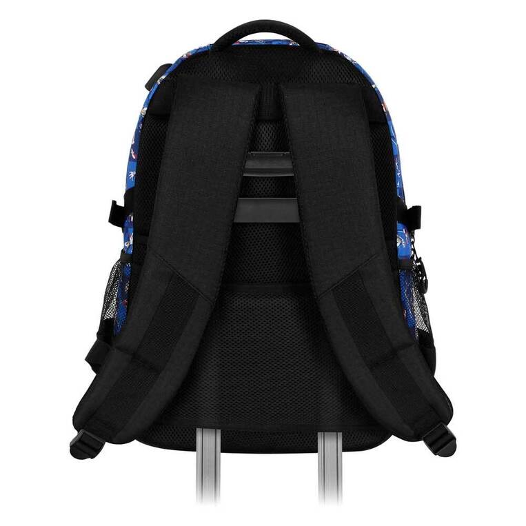 Sonic the Hedgehog Blue Backpack Plus Sonic Action - KMN07287