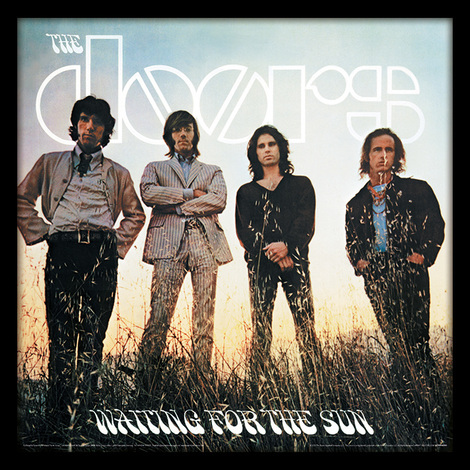 The Doors (Waiting for the Sun) Album Cover Wooden Framed Print 31.5 x 31.5cm - ACPPR48500