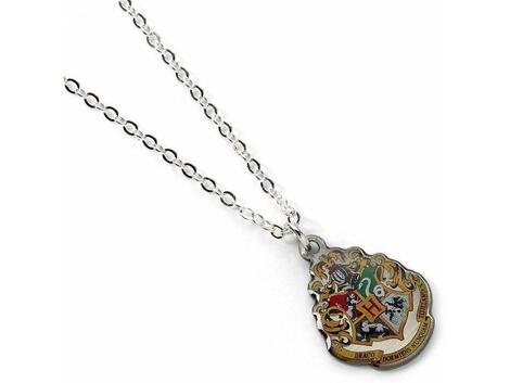 Harry Potter Hogwarts Crest Necklace (silver plated) - EWNX0026