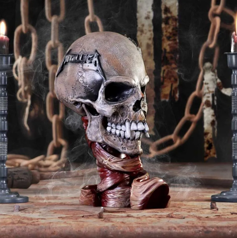 Metallica Statue Pushead Skull 24 cm - NEMN-B5956V2