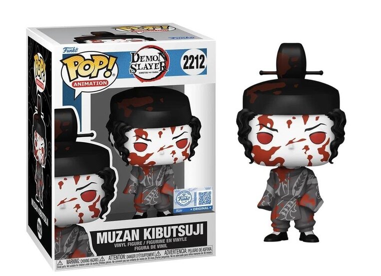 Funko Pop! Animation: Demon Slayer - Muzan Kibutsuji (Bloody) (Special Edition) #2212 Vinyl Figure