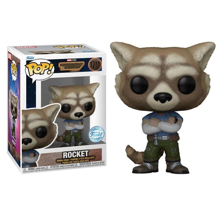 Funko POP! Guardians of the Galaxy - Rocket #1211 (Exclusive) Figure