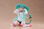 Hatsune Miku PVC Statue Desktop Cute Figure Cat Ear T-Shirt Ver. 13 cm - TAPR452067300