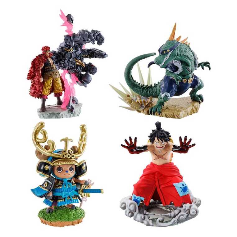 One Piece Petitrama PVC Mini Statue Logbox Re Birth Wanokuni Vol. 2 Set 9 cm - MEHO518707-SET