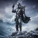 The Mandalorian & Grogu Art Scale Statue 1/10 The Mandalorian and Grogu 25 cm - IS33665