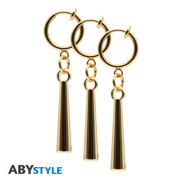 One Piece 3 Earrings Set Zoro (Zinc alloy) - ABYROL063