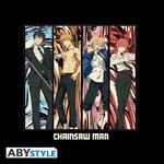 Chainsaw Man - Tshirt "Group" Black - New Fit - ABYTEX787