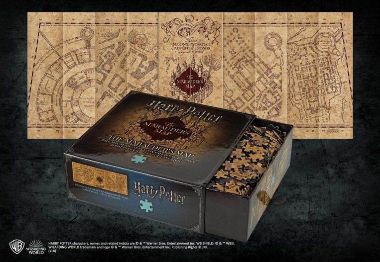 Harry Potter Marauder's Map 1000pc Jigsaw Puzzle - NN9457