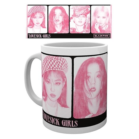 Black Pink - Mug - 320 Ml - Lovesick Girls - MG3900