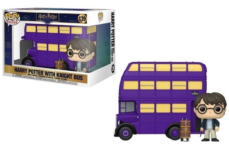 Funko POP! Rides: Harry Potter - Harry with Knight Bus #139 Figure