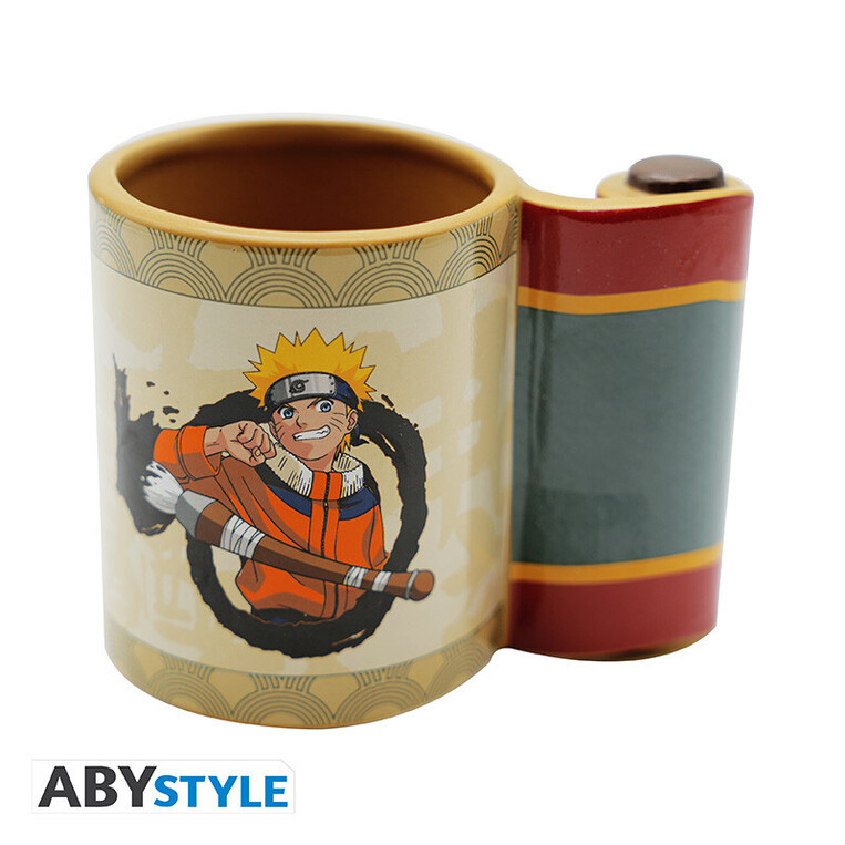 Naruto Mug 3d Handle Naruto Scroll - ABYMUGA611