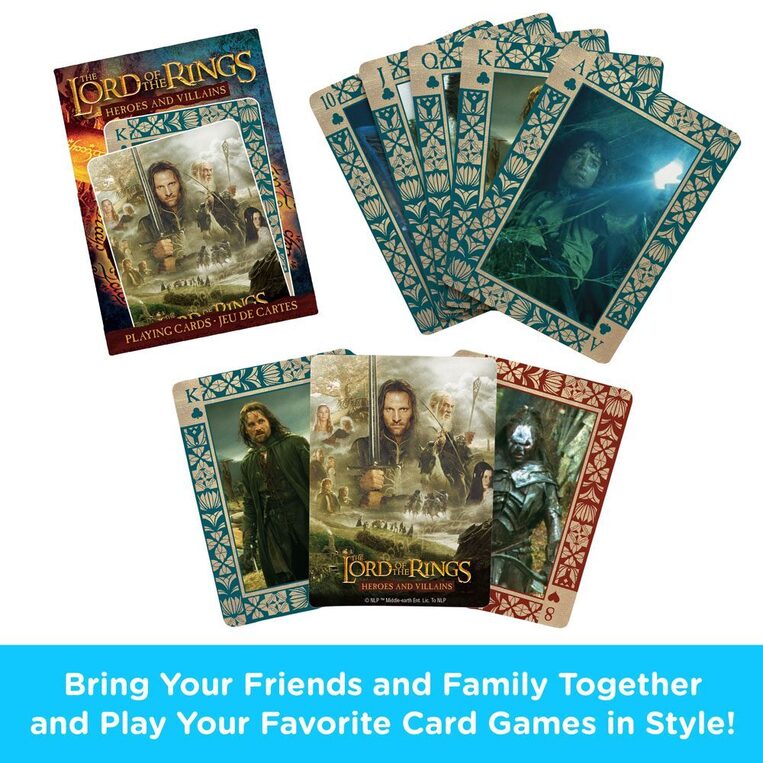 Lord of the Rings Playing Cards Heroes and Villains - NMR52748