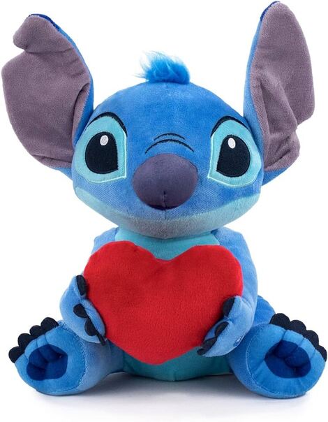 Disney Stitch Heart plush toy with sound 30cm - PBP760021652