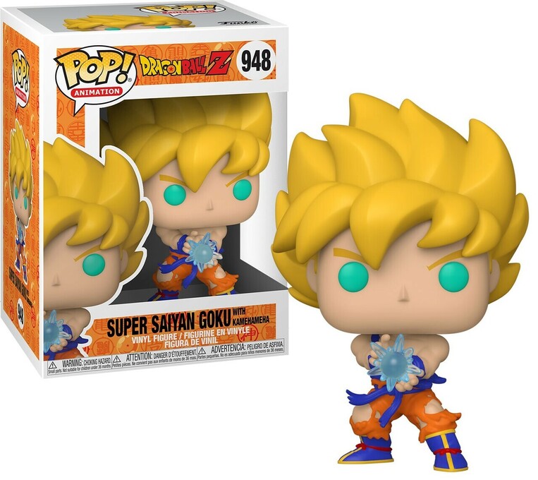 Funko Pop! Animation Dragon Ball Z S9 Super Saiyan Goku with Kamehameha Wave #948