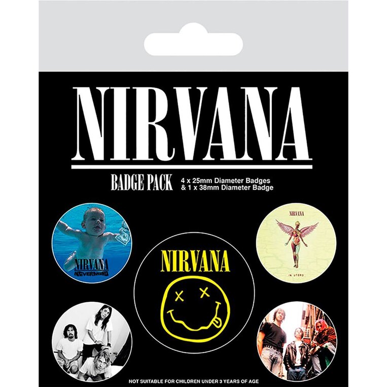 Nirvana Icons Badge Pack - BP80620