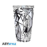 Nightmare Before Xmas Large Glass 400ml Jack & Sally - ABYVER146 