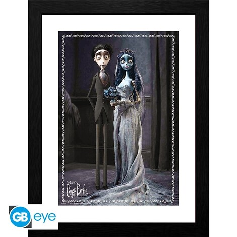 Corpse Bride Wooden Framed Print "Emily & Victor" (30x40) - GBYDCO244