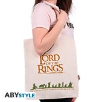 Lord Of The Rings Tote Bag - "Fellowship" Beige 37 x 42cm - TBA0042