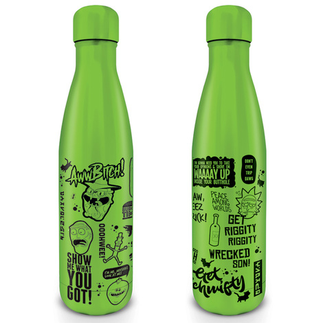Rick and Morty Drink Bottle Quotes - MDB25403