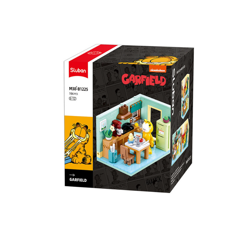 Garfield In The Kitchen Sluban 194 Pieces - M38-B1225