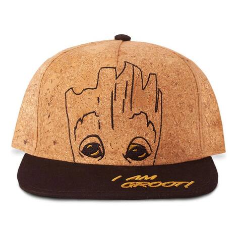 Marvel Snapback Cap Cork Groot (brown) - NH311821GOG